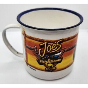 Vintage Camel Tin Cup‎ Joe's Fish and Game Club Joe Camel Tobacco 1993